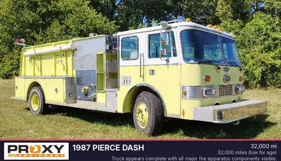 Used 1987 PIERCE DASH Fire Trucks Michigan US | Proxy Equipment #1385270