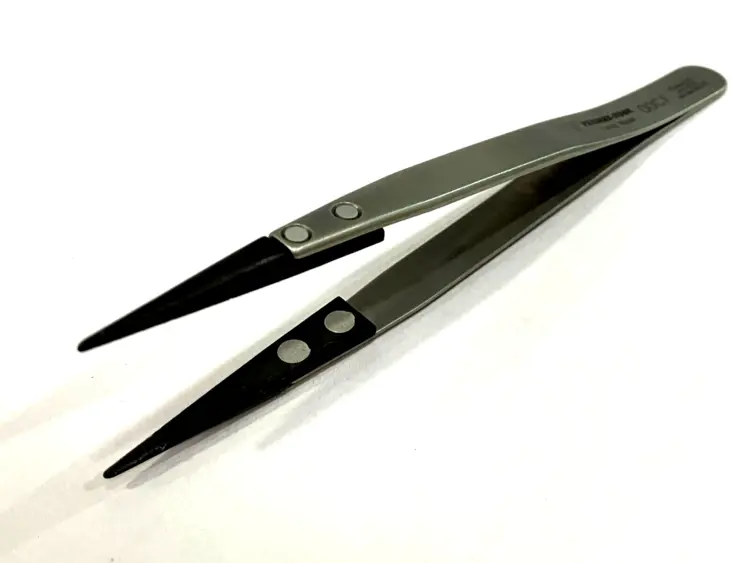 Used Techni-Tool Stainless Steel Tweezers Antiacid Antimagnetic Jeweler’s & Watchmaker’s Tools Michigan US | Maverick Industrial Sales #1487411