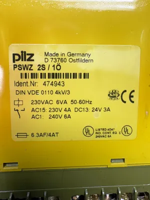 PILZ 474943 Electrical/PLC/Automation | ESS Industrial Equipment Sales (7)