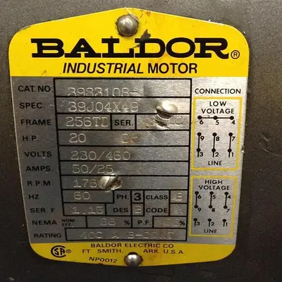 USED BALDOR 3983108-1