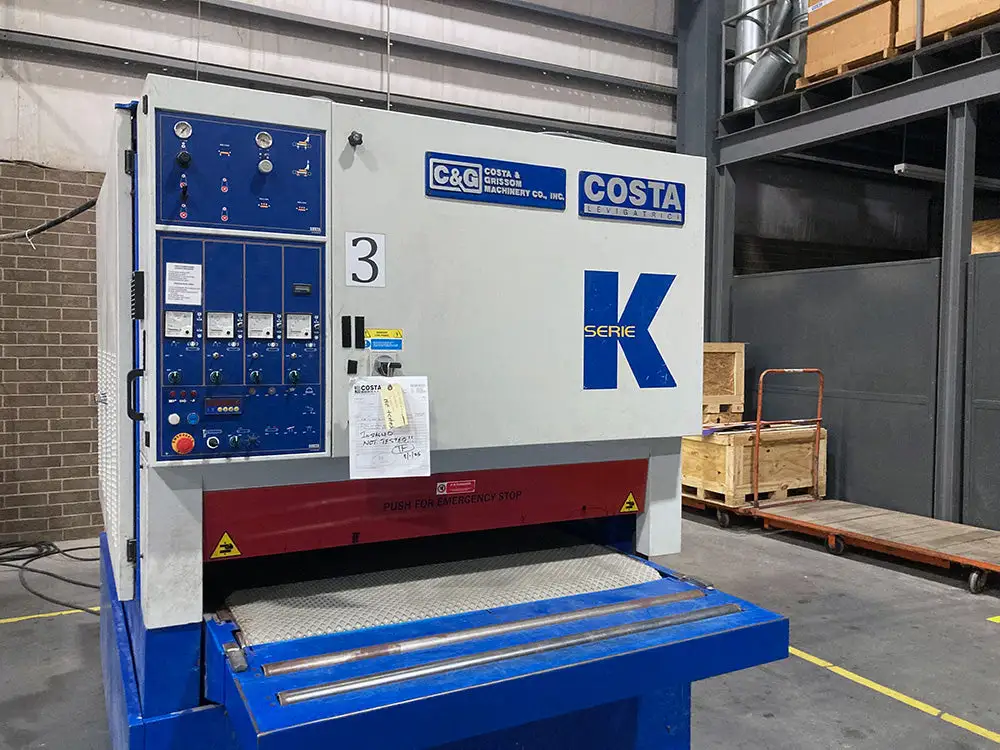 Used COSTA _UNKNOWN_ Wide Belt Sanders Pennsylvania US | Highland Automation #1298291