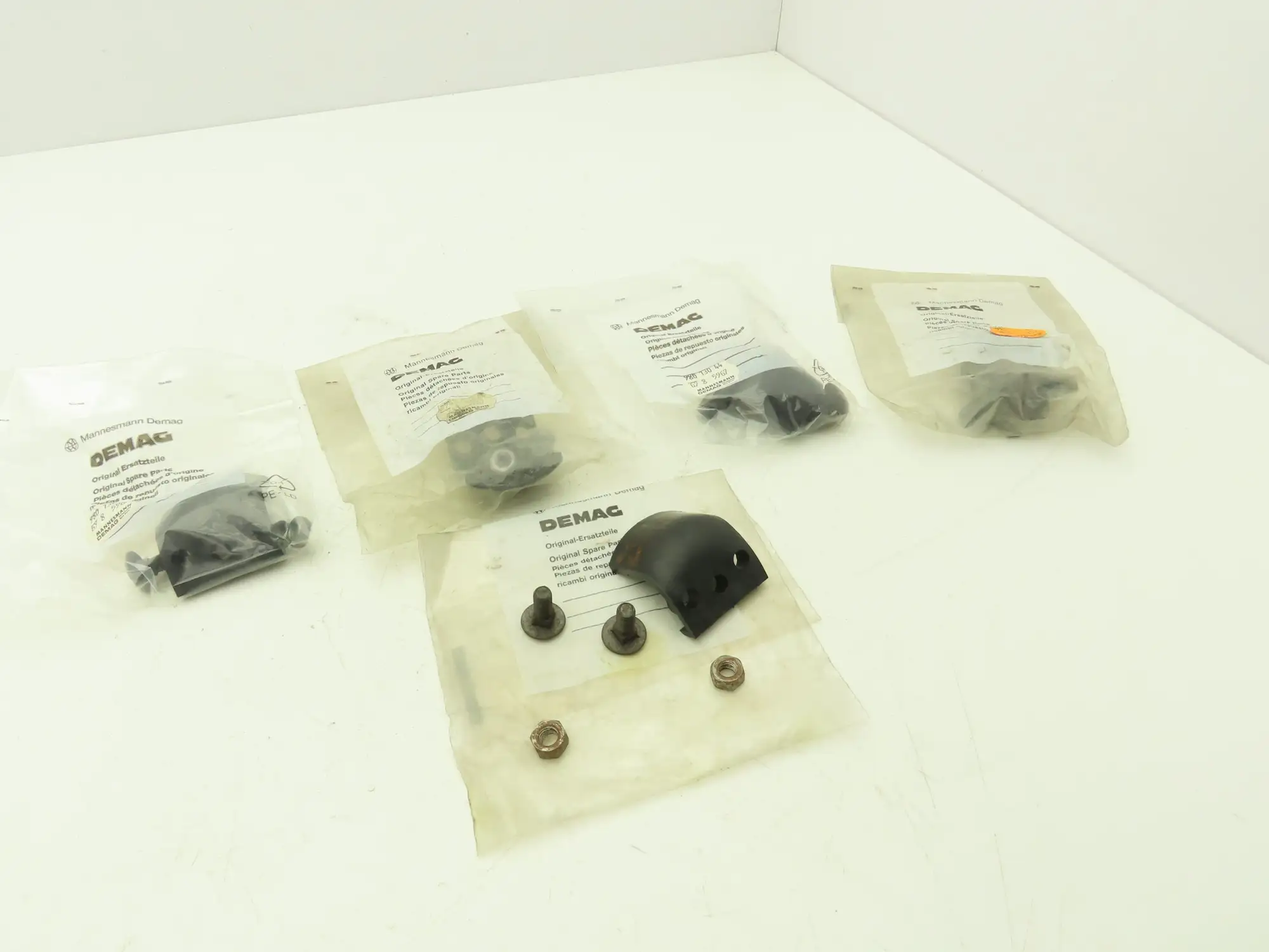 Demag Crane 980 130 44 KBK I Track Buffer Bracket Black  Lot of 5