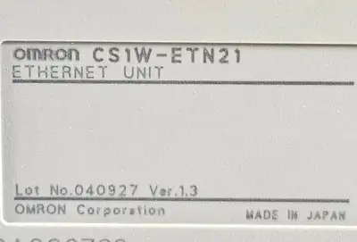 Used Omron CS1W-ETN21 PLC Ethernet Equipment South Carolina US | Palmetto Automation #1157990