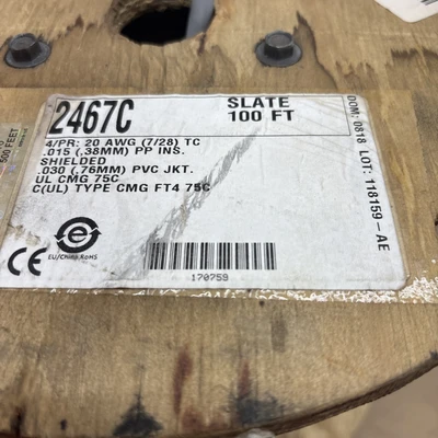 New | in-Stock Alpha 2467C Cable & Wire Indiana US | J&J Industrial Supply #1300173
