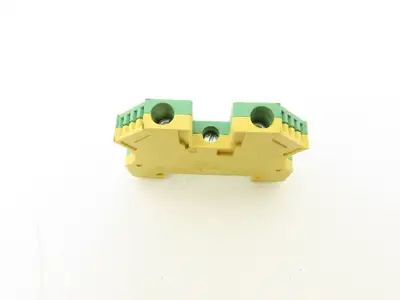 Allen Bradley 1492JG6 6mm² Grounding Terminal Block Green/Yellow Lot of 34