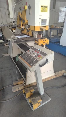 Used 2012 GEKA HYDRACROP 110 AD IRON WORKER Angle Punches North Carolina US | Legacy CNC Machinery, LLC #443267
