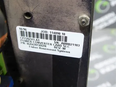 Fisher Rosemount CP7202 Power Conversion Assembly 46A4281X02R Rev. W Used
