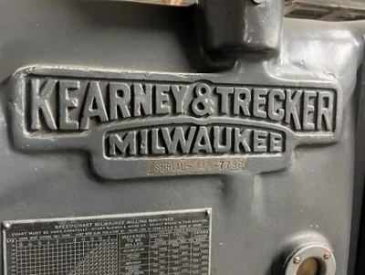KEARNEY & TRECKER 415TF Horizontal Mills - (incl: Vertical "Attachment") | Mohawk Machinery (8)