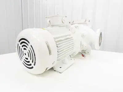 Egger Turo T51-80 VF6 Vortex Slurry Pump Recessed Impeller Metric Flange 4Hp 3PH