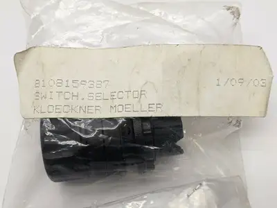 810859387 | Klockner Moeller 8108159387 Selector Knob 2-Position - New
