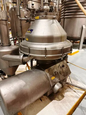 Alfa-Laval MRPX 417 TGV-74C warm milk separator, 316SS.
