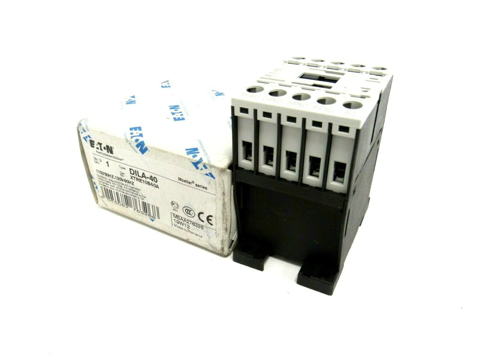 NEW EATON DILA-40 CONTACTOR XTRE10B40A DILA40
