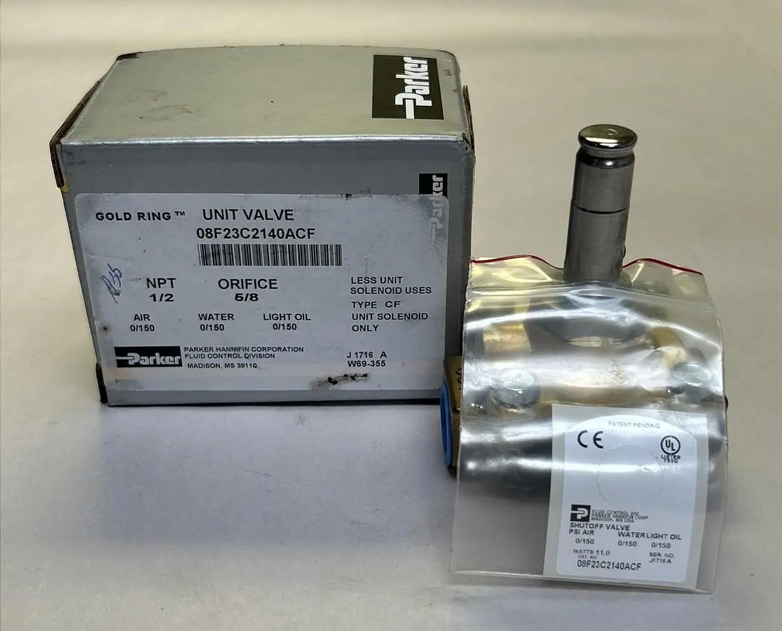 New | in-Stock PARKER 08F23C2140AFC Solenoid Valves Ohio US | Surplus Asset Holdings #1236168