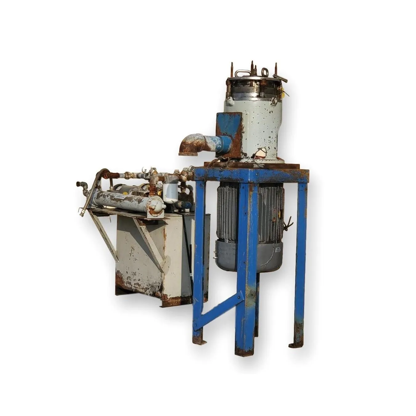 Used 100 HP Rubber Tire Grinder Grinding mill w/ hydraulic power pack