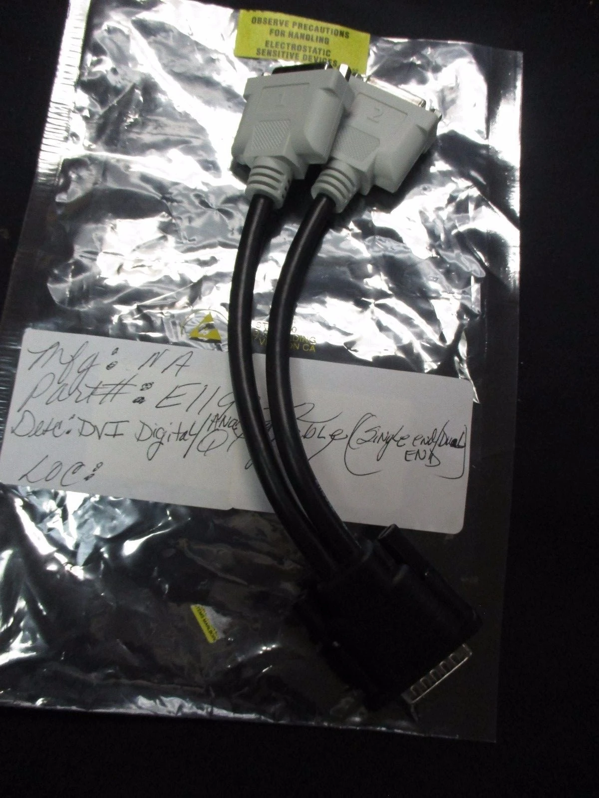 Used E119932 DVI Digital/Analog (Single End/Dual End) Adapter Splitter Cable