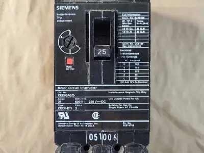NEW SIEMENS CED63A025