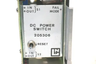 LEEDS & NORTHRUP 205306 DC POWER SWITCH