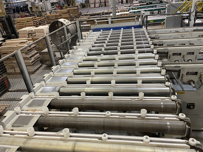 Weinig Optisaw System with Luxscan Combiscan and 3 Opticut 450 Quantum