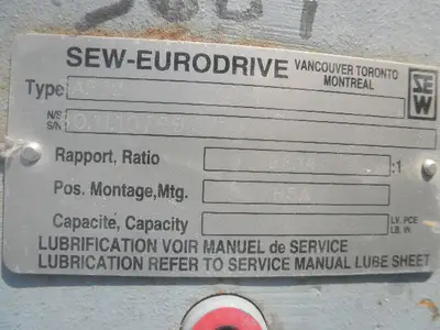 USED EURODRIVE SAF72