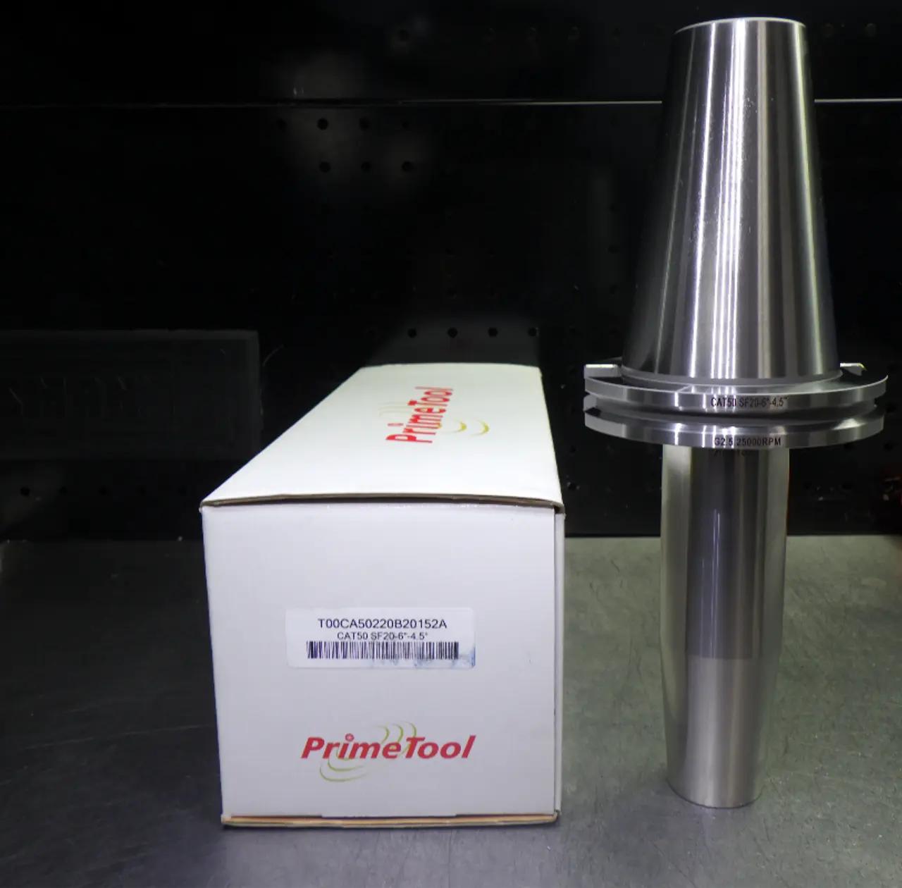PrimeTool CAT50 20mm Shrink Fit Tool Holder 6" Pro T00CA50220B20152A (LOC1995A)