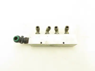 Manifold Systems Inc 4-Station Aluminum Manifold 1/4" NPT  Lot of 2