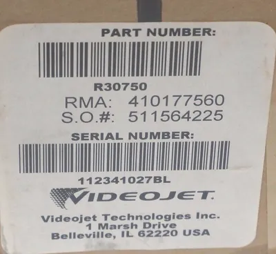 VIDEOJET R30750 PRINTHEAD HR300 REPAIRED