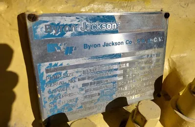 USED BYRON JACKSON 3X4X9D-9P- DVMX