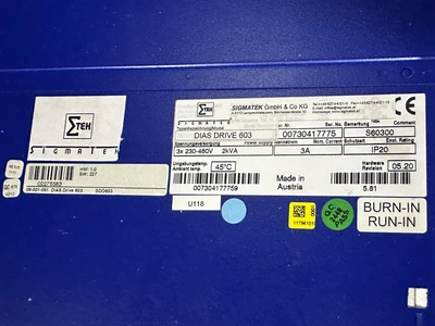 ETEH / DIA DRIVE 603 SERVO DRIVE - NEW