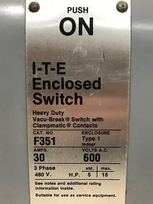 USED SIEMENS F-351