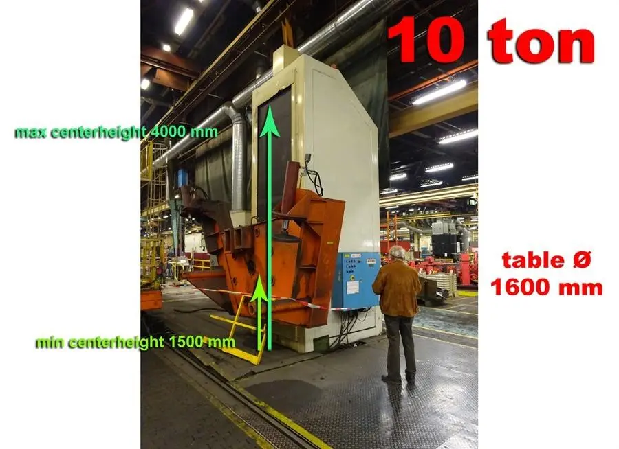 USED SILVESTRINI WELDING MANIPULATOR 10 TON