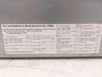 Used ABB _UNKNOWN_ Variable Speed Drives Indiana US | Arrow Industrial #1316614