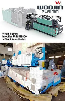 New | in-Stock WOOJIN PLAIMM IH8800 Injection Molding Machines Oregon US | Products Corporation of North America, Inc. #1284870