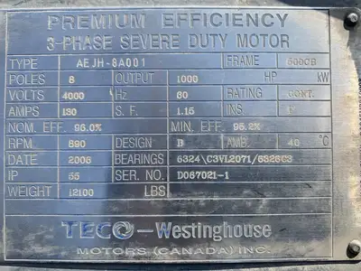 Fresh Air Ventilation System for Mining 1000hp 375000cfm