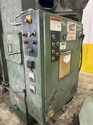 36" X 72" GOFF MODEL #3672D SPINNER HANGER SHOT BLAST CLEANING SYSTEM, NEW 2006: STOCK #22470