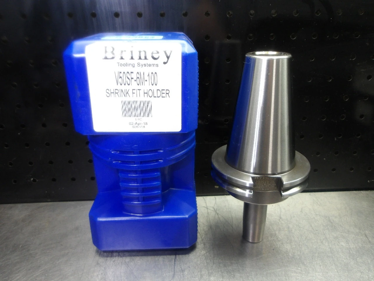 Briney CAT50 6mm Shrink Fit Tool Holder 100mm Pro V50SF-6M-100 (LOC2831B)