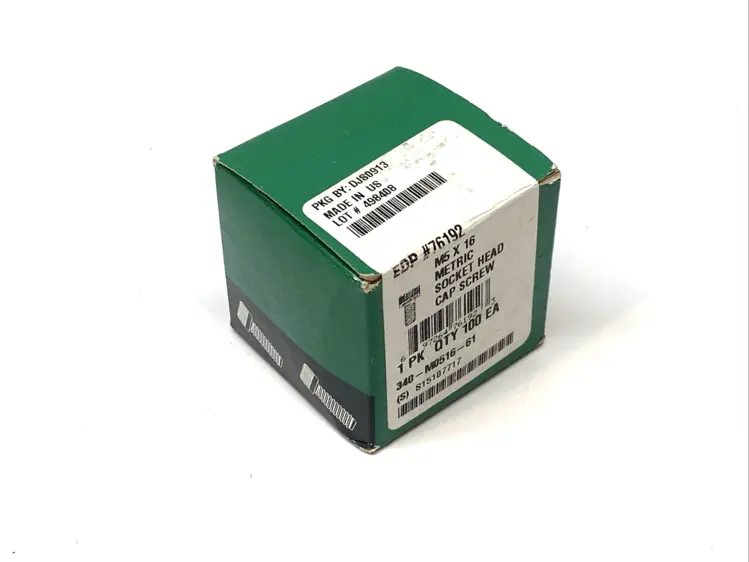 New | in-Stock Decorah Metric Socket Head Cap Screw M5 x 16mm BOX OF 100 Nuts & Screws Michigan US | Maverick Industrial Sales #1441668