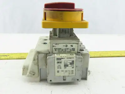 Specher + Schuh L3-80-PE 100A 600V Disconnect Safety Switch W/Operator 3 Pole
