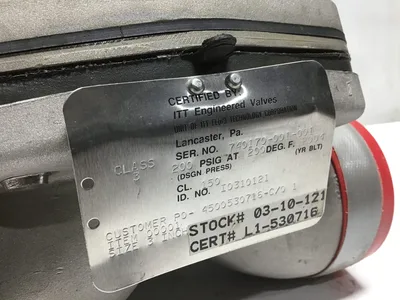 ITT DIA-FLO 200 STAINLESS BUTT WELD 2.5″-3″ DIAPHRAGM Valve