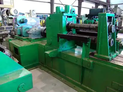 22″ x 4″ x 10,000 Lb. TACKE OLALDE Slitting Line