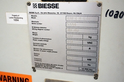 Biesse Rover B4.35 CNC Machining Center (2004)