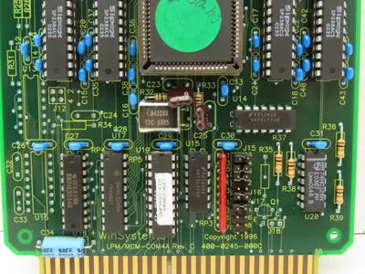 WinSystems MCM-COM4A I/O Card Bus 4 Channel RS-232 Rev C Adaptor Circuit Board
