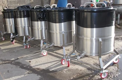 500 L S/S Trolley Tank
