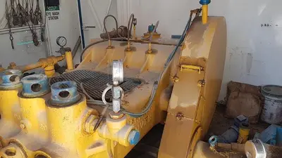 USED GARDNER DENVER PA-8, 4 1/2 X 8 TRIPLEX MUD PUMP