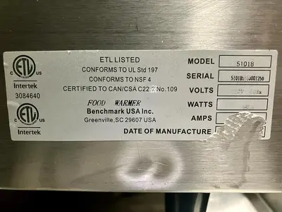 USED BENCHMARK USA 51018