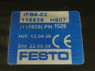 USED FESTO IFB8-02