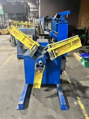 8,000 lbs. x 24" Wide Custom Motorized Uncoiler