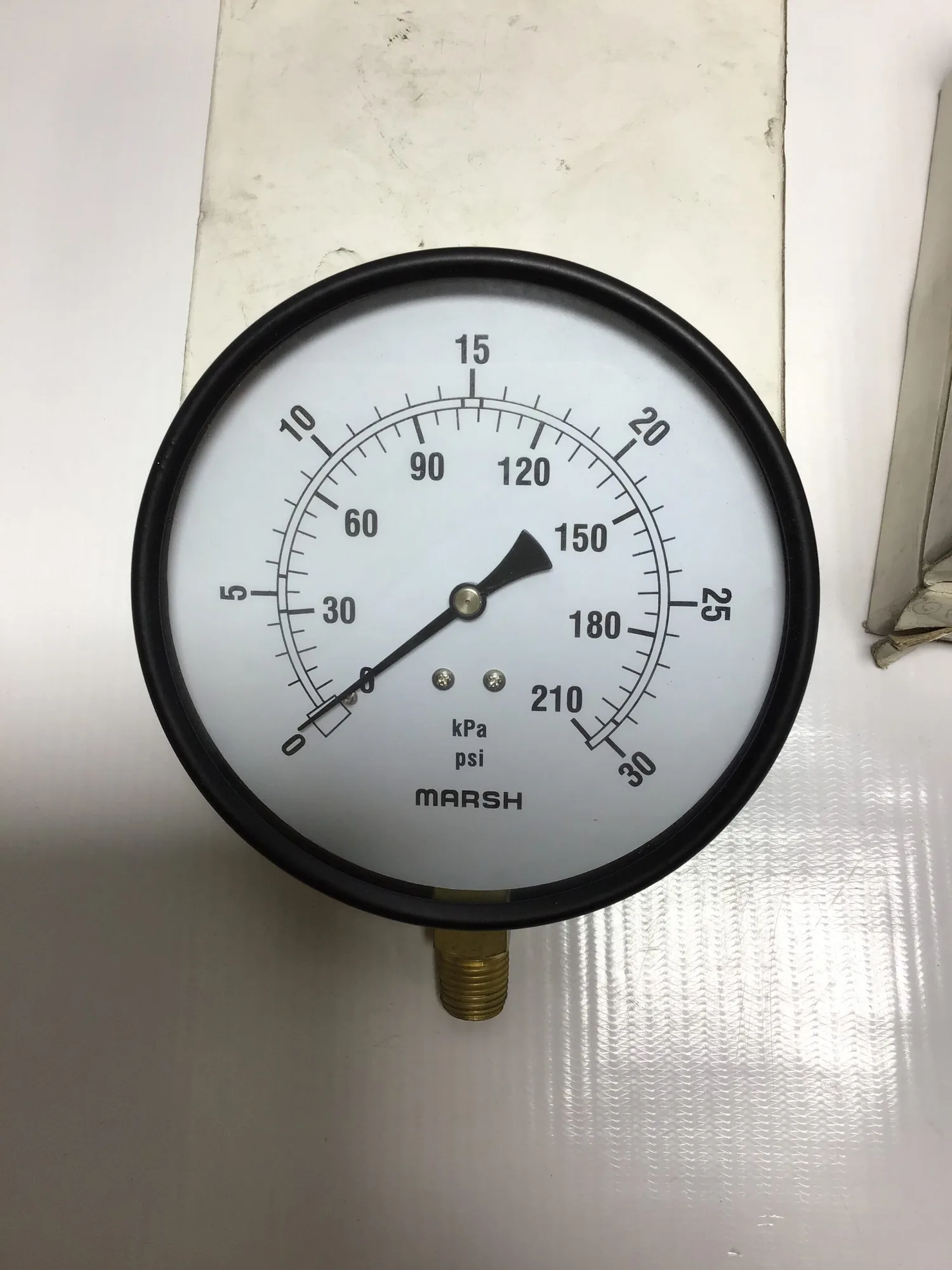Marsh J9042 4.5″ STD 1/4″ NPT Pressure Gauge  Vacuum Lot of 3