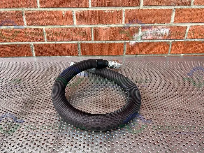 Used HUBER INSULATED CHILLER HOSE 53" W/ 1" FEMALE THREADED TO 1" QUICK DISCONNECT Hoses | Equipment Lab #486886