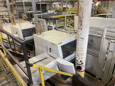 Weinig Optisaw System with Luxscan Combiscan and 3 Opticut 450 Quantum