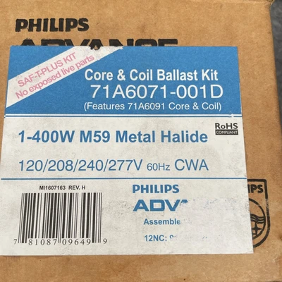 New | in-Stock Philips Advance 71A6071-001D Lighting California US | Davliegogo LLC #1706457